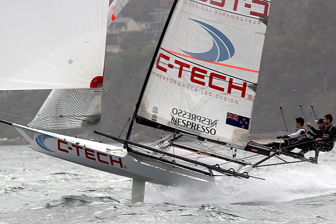C-Tech (NZL) - Race 7, JJ Giltinan Trophy, 2013, Sydney Harbour © Frank Quealey /Australian 18 Footers League http://www.18footers.com.au